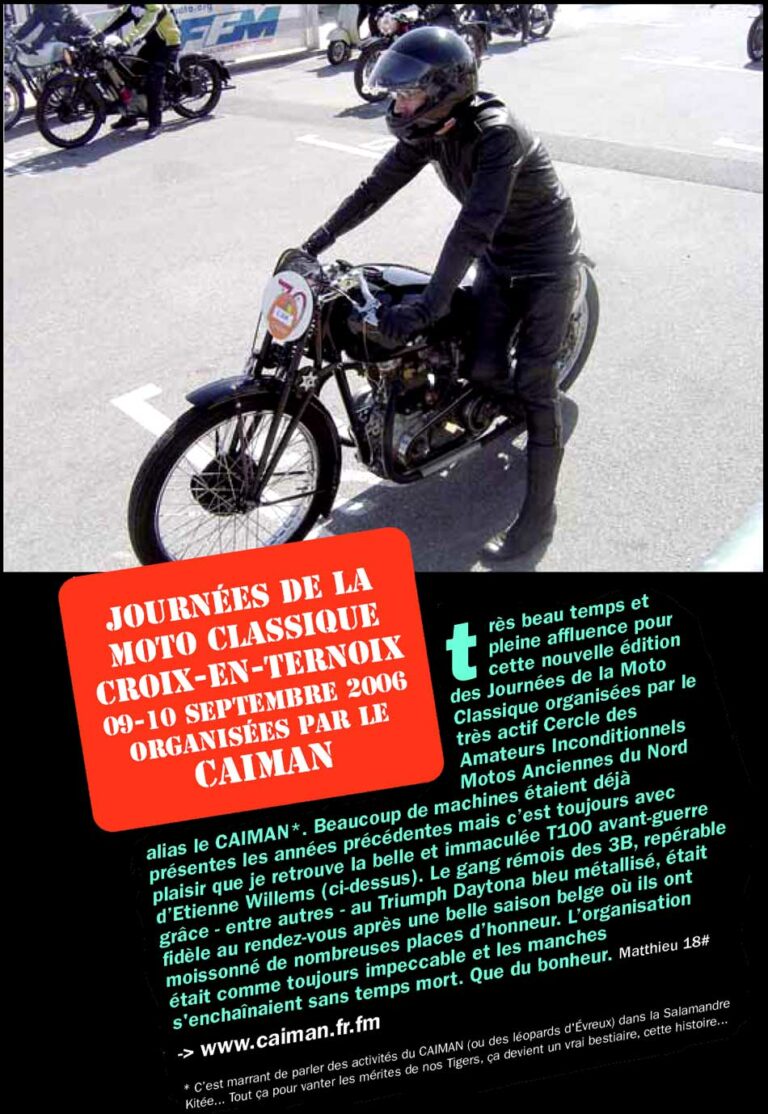 Moto classique 2006 à Croix en Ternois par C.M. Pezon