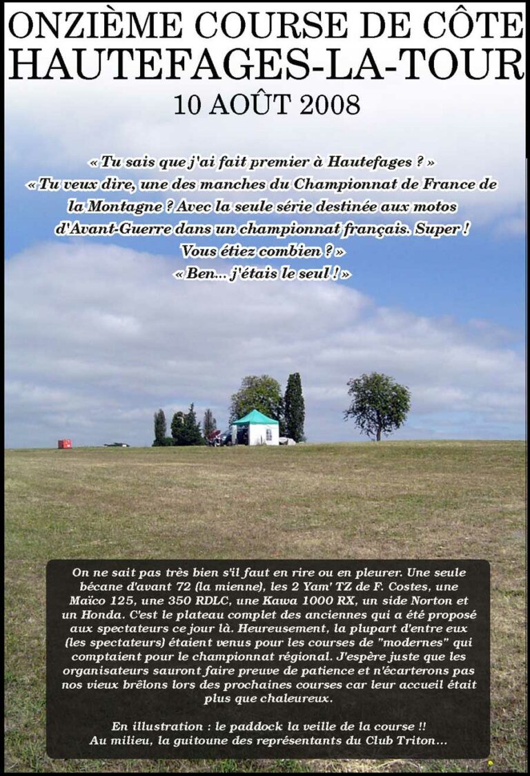 Côte de Hautefages 2008 par C.M. Pezon